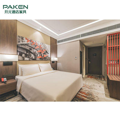 ISO14001 a adapté la chambre à coucher aux besoins du client du bois de lumière de placage de taille