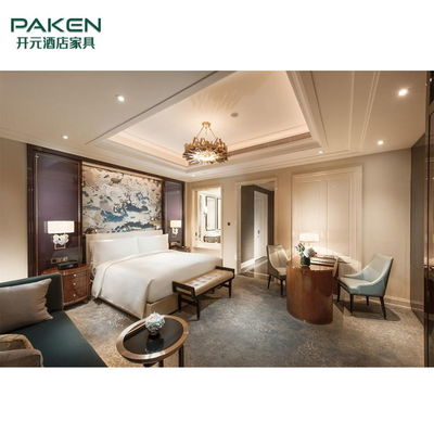 Chambre à coucher lâche fixe en bois de luxe d'hôtel de Paken