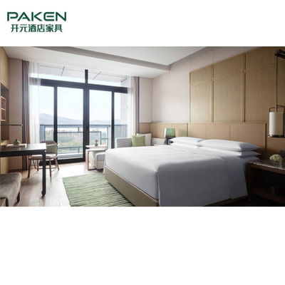 Chambres à coucher du bois solides de mélamine de Paken d'hôtel