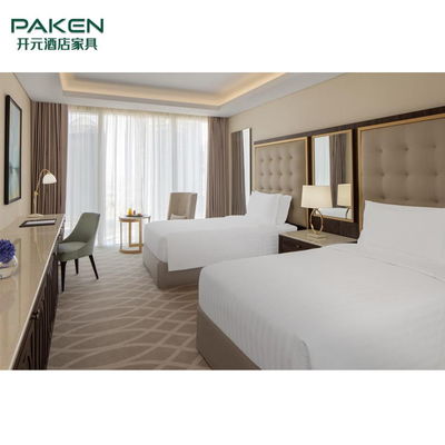 Chambres à coucher du bois solides cinq étoiles adaptées aux besoins du client d'hôtel