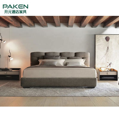 Adaptez le lit aux besoins du client moderne de villa de meubles de chambre à coucher de conception de luxe de Furniture&amp;Hot