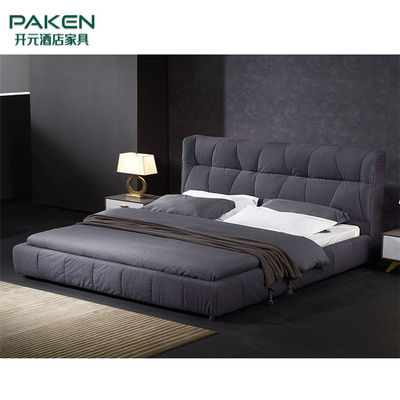 Adaptez le lit aux besoins du client moderne de style de Furniture&amp;Concise de chambre à coucher de meubles de villa avec Grey Color foncé