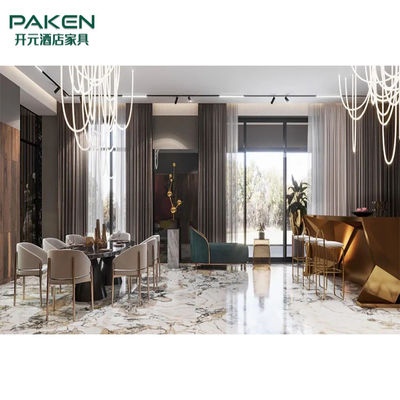 Le style de luxe et élégant adaptent les meubles aux besoins du client modernes de luxe de salon de villa