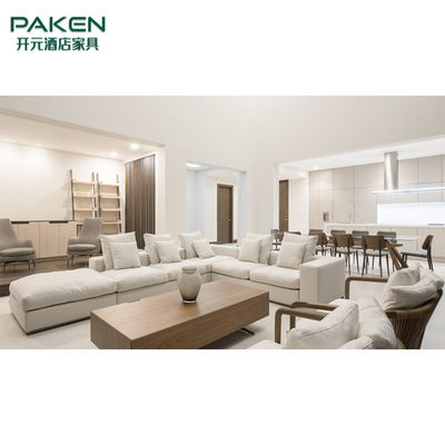 Le style propre et concis adaptent les meubles aux besoins du client modernes de salon de meubles de villa