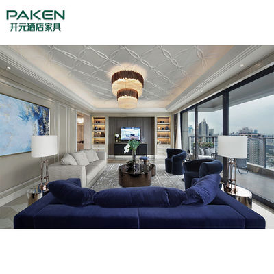 Le style de luxe et élégant adaptent les meubles aux besoins du client modernes de salon de meubles de villa