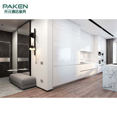 Adaptez la cuisine moderne Furniture&amp;Elegant de meubles de villa et le marbre aux besoins du client