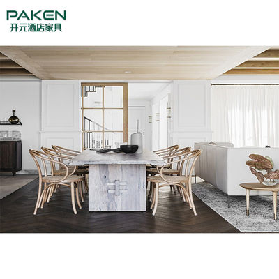 Adaptez la cuisine moderne Furniture&amp;Concise de meubles de villa et le marbre aux besoins du client
