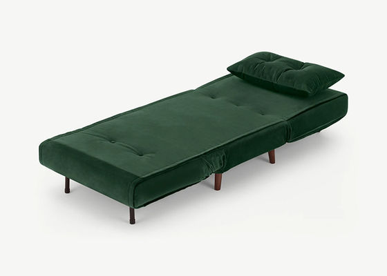 Type simple de Sofa Bed High Density Velvet Sofa Easy To Put Down de petit hôtel de l'espace