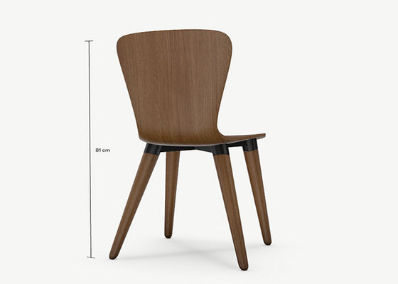 Restaurant d'hôtel dinant la chaise simple sans bras d'Ant Chair Solid Wood Legs de chaise
