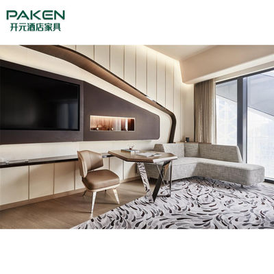 Les meubles de chambre à coucher d'hôtel de cinq étoiles placent la forme irrégulière de conception moderne avec Art Decorations